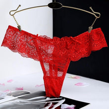 Load image into Gallery viewer, Women Thongs Sexy Lace Panties