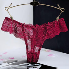 Load image into Gallery viewer, Women Thongs Sexy Lace Panties