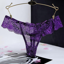 Load image into Gallery viewer, Women Underwear Lace Thongs Panties
