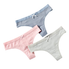 Load image into Gallery viewer, Thong Women Cotton Panties