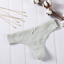 Load image into Gallery viewer, Thong Women Cotton Panties