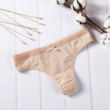 Load image into Gallery viewer, Thong Women Cotton Panties
