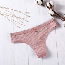 Load image into Gallery viewer, Thong Women Cotton Panties