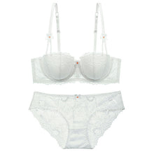 Load image into Gallery viewer, Sexy Half Cup Lingerie Set