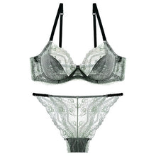 Load image into Gallery viewer, High Quality Beautiful Underwear Women Sexy Lace Transparent Bra Set
