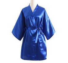 Load image into Gallery viewer, Women Nightgown Silk Robe