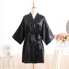 Load image into Gallery viewer, Women Nightgown Silk Robe