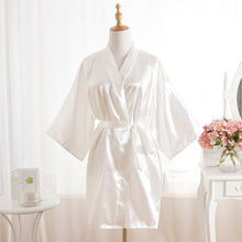 Load image into Gallery viewer, Women Nightgown Silk Robe