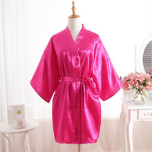 Load image into Gallery viewer, Women Nightgown Silk Robe