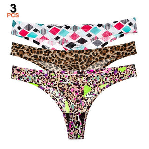 3pcs/Lot Leopard Sexy G-String Panties