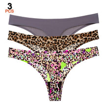 Load image into Gallery viewer, 3pcs/Lot Leopard Sexy G-String Panties