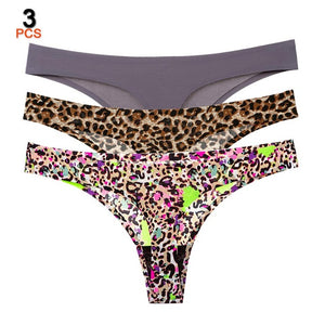 3pcs/Lot Leopard Sexy G-String Panties