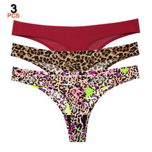 Load image into Gallery viewer, 3pcs/Lot Leopard Sexy G-String Panties