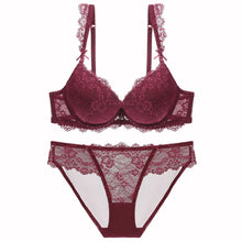 Load image into Gallery viewer, High Quality Lingerie Lace Sexy Bra and Panty Set