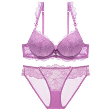 Load image into Gallery viewer, High Quality Lingerie Lace Sexy Bra and Panty Set