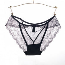 Load image into Gallery viewer, Ladies Transparent Lingerie Lace Embroidery Sexy Panties