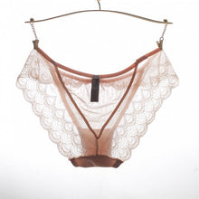 Load image into Gallery viewer, Ladies Transparent Lingerie Lace Embroidery Sexy Panties