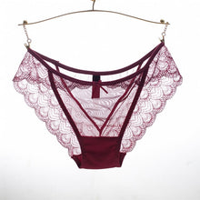 Load image into Gallery viewer, Ladies Transparent Lingerie Lace Embroidery Sexy Panties