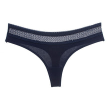 Load image into Gallery viewer, Cotton Thong Sexy Lace Panties