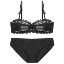 Load image into Gallery viewer, High Quality Plunge Unlined Bra Lace Embroidery Panties