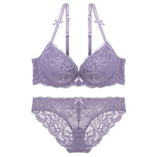 Load image into Gallery viewer, High Quality Padded Bra And Transparent Panties Set