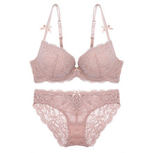Load image into Gallery viewer, High Quality Padded Bra And Transparent Panties Set