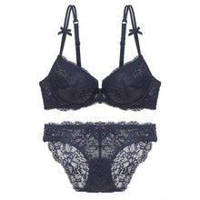Load image into Gallery viewer, High Quality Padded Bra And Transparent Panties Set