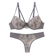 Load image into Gallery viewer, Sexy Padded Bra and Thong Set
