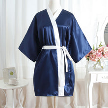 Load image into Gallery viewer, Women Nightgown Faux Silk