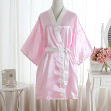 Load image into Gallery viewer, Women Nightgown Faux Silk